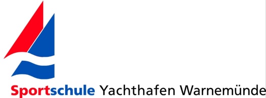 Logo Sportschule Yachthafen Warnemünde