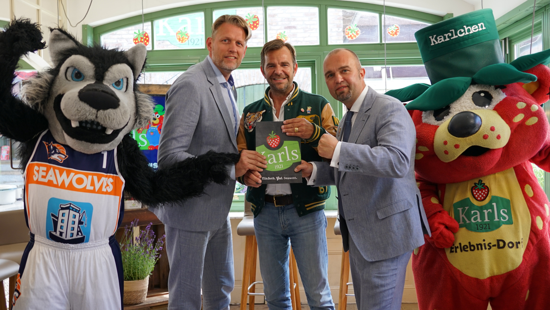 KARLS Erlebnisdorf ist neuer Hauptsponsor der ROSTOCK SEAWOLVES