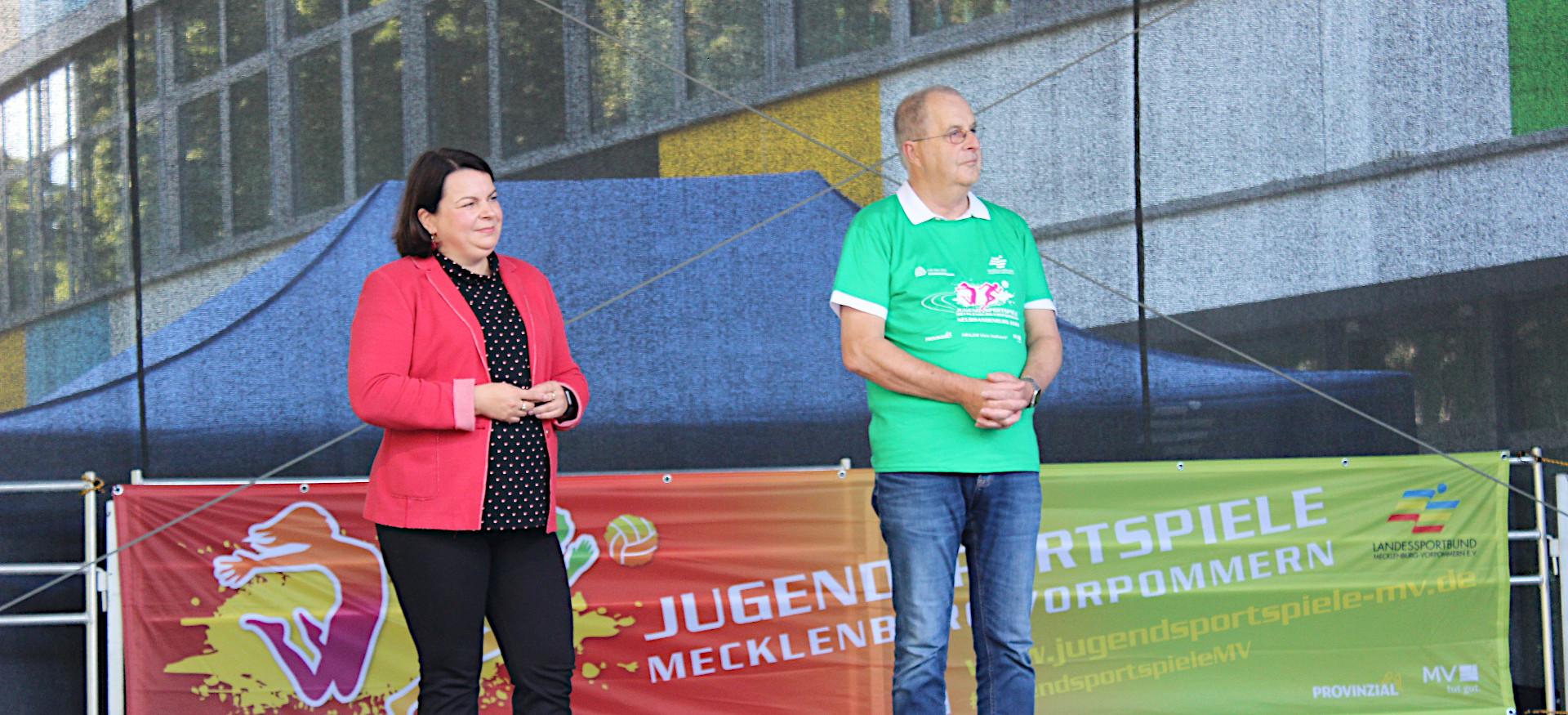 Feierliche Eröffnung der Jugendsportspiele 2024 ©LSB MV