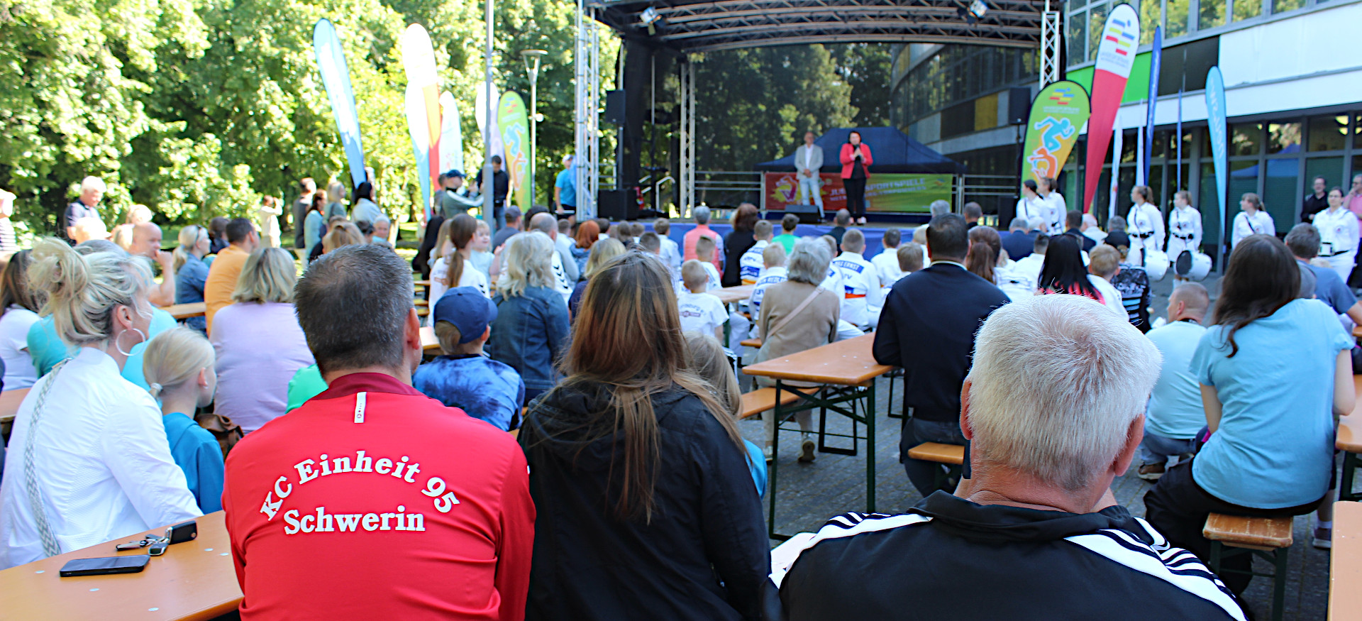 Feierliche Eröffnung der Jugendsportspiele 2024 ©LSB MV