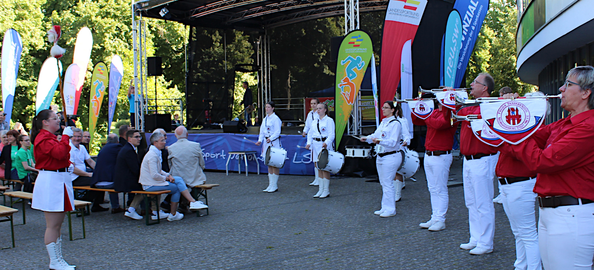 Feierliche Eröffnung der Jugendsportspiele 2024 ©LSB MV
