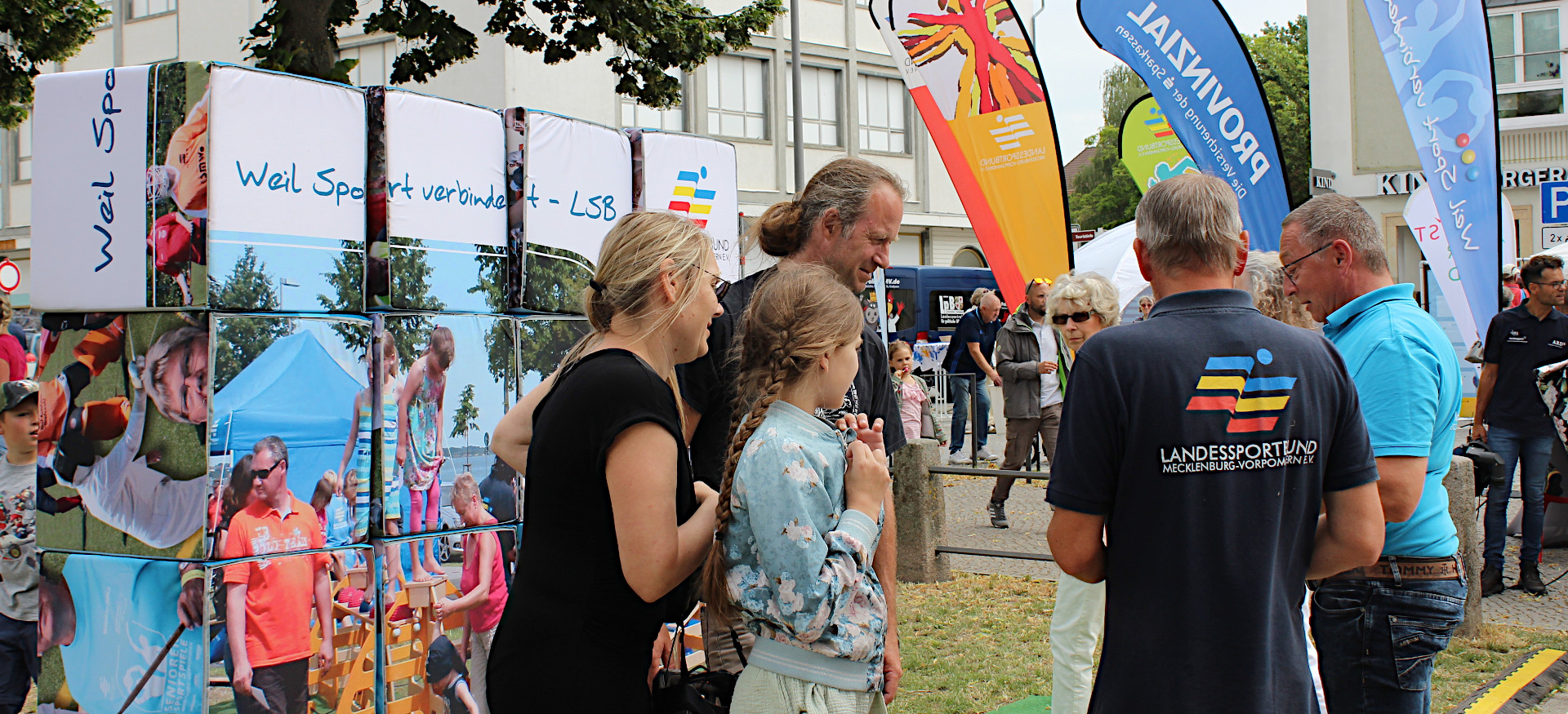 Würfelwand der Sportjugend MV ©LSB MV
