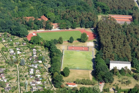 Sportschule Güstrow Vogelperspektive