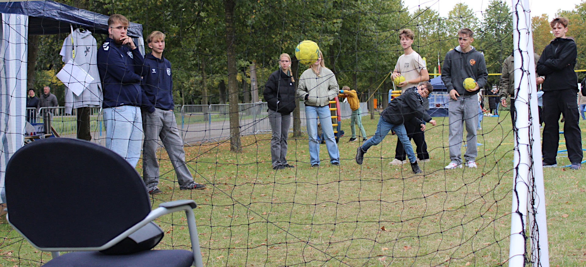 Wurfgeschwindigkeit messen beim Handball-Verband MV ©LSB MV