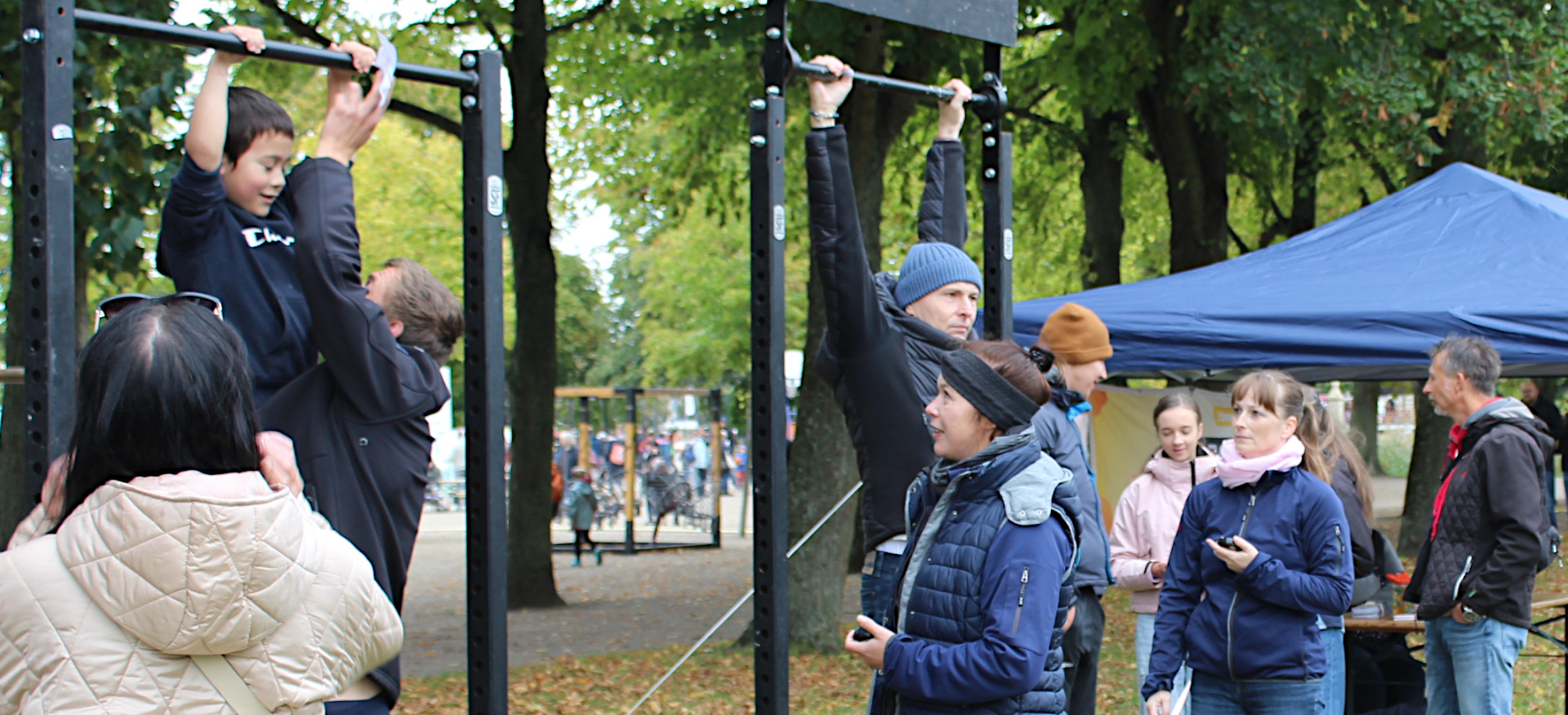 Hanging Challenge mit dem Landesturnverband MV ©LSB MV
