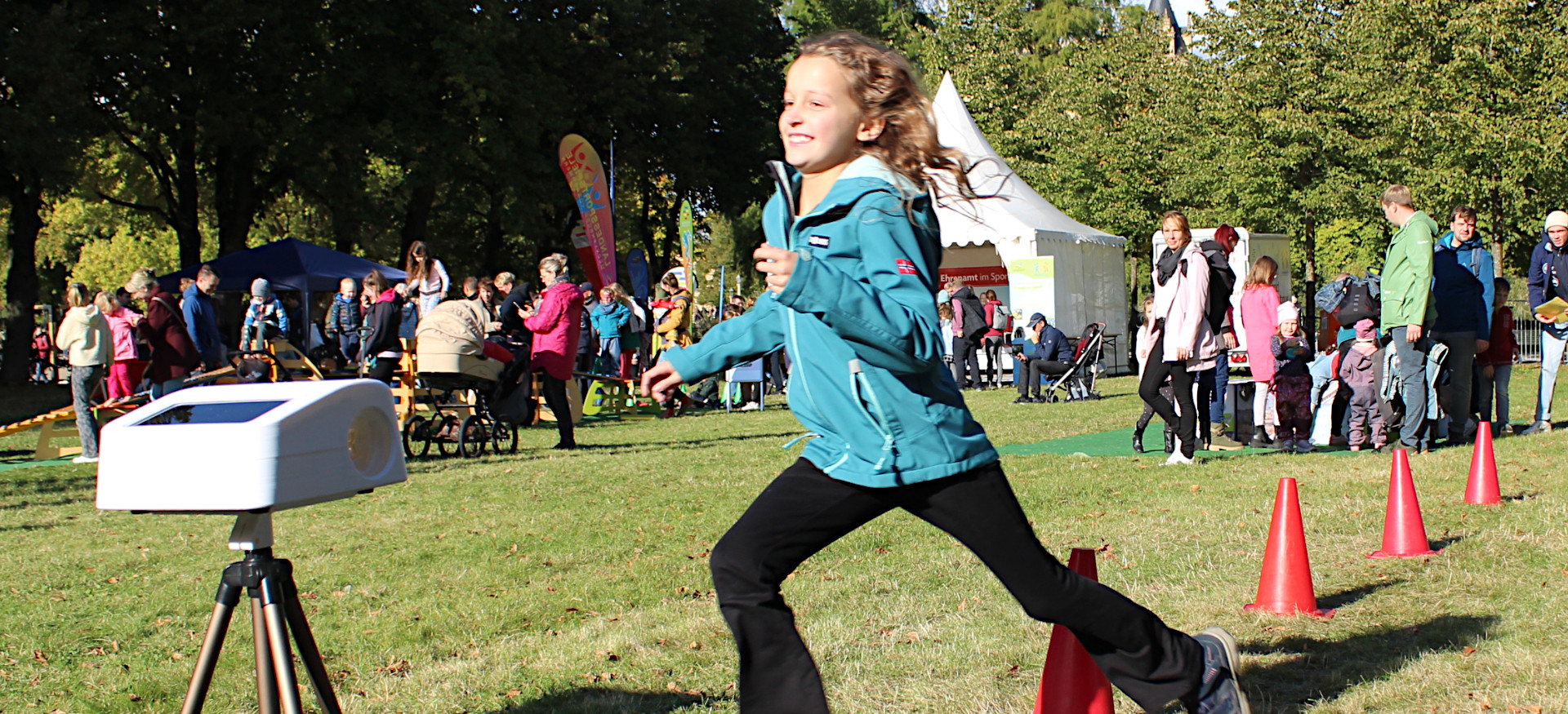 Slalomlauf mit dem Fußballverband MV ©LSB MV