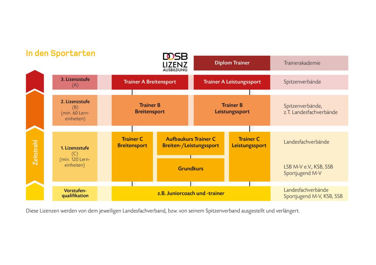 Ausbildungsstruktur der Landesfachverbände M-V