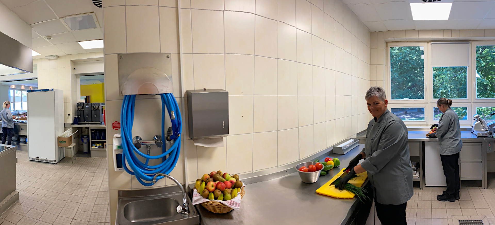 Gut versorgt in der Sportschule Güstrow ©LSB MV