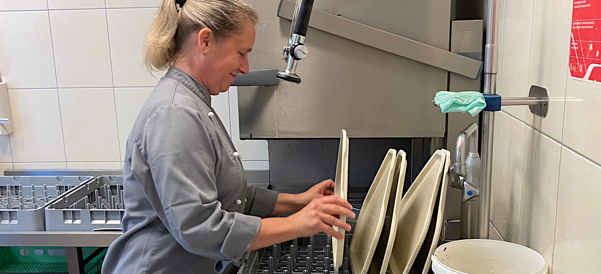 Gut versorgt in der Sportschule Güstrow ©LSB MV