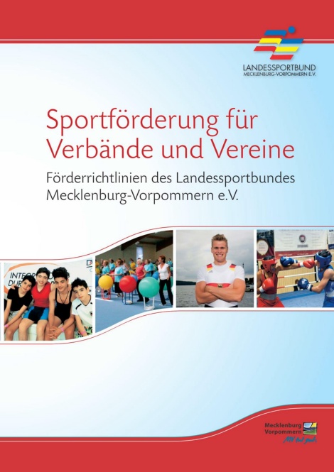 Sportförderung Flyer