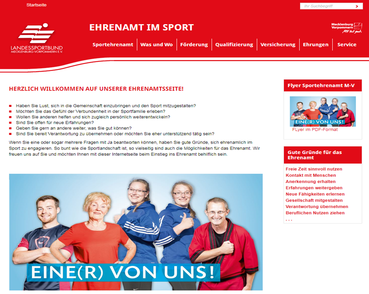 Logo Sportehrenamt MV