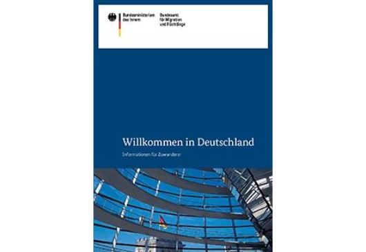 Flyer Willkommen in Deutschland