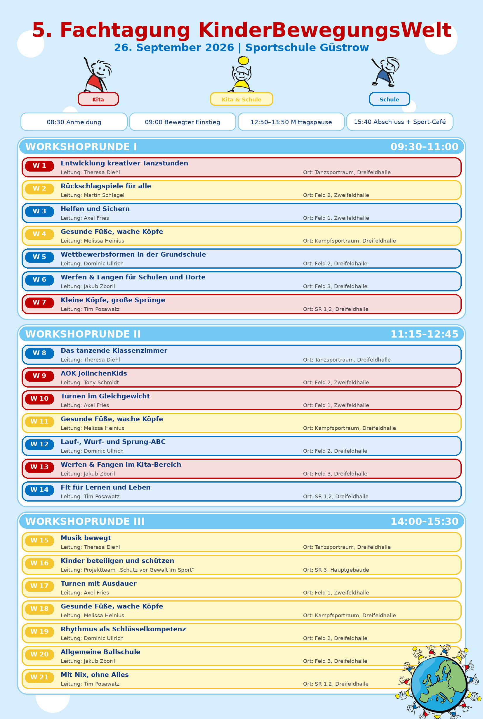 Die Workshops der Fachtagung KBW 2026 Die Workshops der Fachtagung KBW 2026